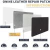imageONine Leather Repair PatchLeather Repair Tape 3 x 60 inches Leather Repair Patch for FurnitureVinyl Repair KitLeather Couch Patchfor Sofas Furniture Car Seats Office ChairsDark BrownDark Grey Leather
