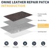 imageONine Leather Repair PatchLeather Repair Tape 3 x 60 inches Leather Repair Patch for FurnitureVinyl Repair KitLeather Couch Patchfor Sofas Furniture Car Seats Office ChairsDark BrownDark Brown