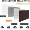 imageONine Leather Repair PatchLeather Repair Tape 3 x 60 inches Leather Repair Patch for FurnitureVinyl Repair KitLeather Couch Patchfor Sofas Furniture Car Seats Office ChairsDark BrownDark Reddish Brown