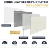 imageONine Leather Repair PatchLeather Repair Tape 3 x 60 inches Leather Repair Patch for FurnitureVinyl Repair KitLeather Couch Patchfor Sofas Furniture Car Seats Office ChairsDark BrownRice White