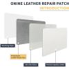 imageONine Leather Repair PatchLeather Repair Tape 3 x 60 inches Leather Repair Patch for FurnitureVinyl Repair KitLeather Couch Patchfor Sofas Furniture Car Seats Office ChairsDark BrownWhiteLitchi Grain