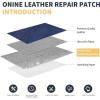 imageONine Leather Repair PatchLeather Repair Tape 3 x 60 inches Leather Repair Patch for FurnitureVinyl Repair KitLeather Couch Patchfor Sofas Furniture Car Seats Office ChairsDark BrownBlue 2