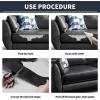 imageONine Leather Repair PatchLeather Repair Tape 3 x 60 inches Leather Repair Patch for FurnitureVinyl Repair KitLeather Couch Patchfor Sofas Furniture Car Seats Office ChairsDark BrownBlack
