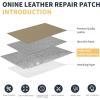 imageONine Leather Repair PatchLeather Repair Tape 3 x 60 inches Leather Repair Patch for FurnitureVinyl Repair KitLeather Couch Patchfor Sofas Furniture Car Seats Office ChairsDark BrownGrey Khaki