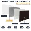 imageONine Leather Repair PatchLeather Repair Tape 3 x 60 inches Leather Repair Patch for FurnitureVinyl Repair KitLeather Couch Patchfor Sofas Furniture Car Seats Office ChairsDark BrownBlack Brown