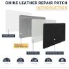 imageONine Leather Repair PatchLeather Repair Tape 3 x 60 inches Leather Repair Patch for FurnitureVinyl Repair KitLeather Couch Patchfor Sofas Furniture Car Seats Office ChairsDark BrownBlack