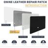 imageONine Leather Repair PatchLeather Repair Tape 3 x 60 inches Leather Repair Patch for FurnitureVinyl Repair KitLeather Couch Patchfor Sofas Furniture Car Seats Office ChairsDark BrownBlackFine Grain