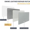 imageONine Leather Repair PatchLeather Repair Tape 3 x 60 inches Leather Repair Patch for FurnitureVinyl Repair KitLeather Couch Patchfor Sofas Furniture Car Seats Office ChairsDark BrownBlue GrayLitchi Grain