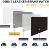 imageONine Leather Repair PatchLeather Repair Tape 3 x 60 inches Leather Repair Patch for FurnitureVinyl Repair KitLeather Couch Patchfor Sofas Furniture Car Seats Office ChairsDark BrownDark BrownFine Grain