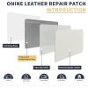imageONine Leather Repair PatchLeather Repair Tape 3 x 60 inches Leather Repair Patch for FurnitureVinyl Repair KitLeather Couch Patchfor Sofas Furniture Car Seats Office ChairsDark BrownWhite