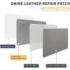 imageONine Leather Repair PatchLeather Repair Tape 3 x 60 inches Leather Repair Patch for FurnitureVinyl Repair KitLeather Couch Patchfor Sofas Furniture Car Seats Office ChairsDark BrownGreyLitchi Grain
