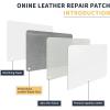 imageONine Leather Repair PatchLeather Repair Tape 3 x 60 inches Leather Repair Patch for FurnitureVinyl Repair KitLeather Couch Patchfor Sofas Furniture Car Seats Office ChairsDark BrownWhiteLitchi Grain