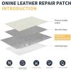 imageONine Leather Repair PatchLeather Repair Tape 3 x 60 inches Leather Repair Patch for FurnitureVinyl Repair KitLeather Couch Patchfor Sofas Furniture Car Seats Office ChairsDark BrownRice White