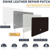 imageONine Leather Repair PatchLeather Repair Tape 3 x 60 inches Leather Repair Patch for FurnitureVinyl Repair KitLeather Couch Patchfor Sofas Furniture Car Seats Office ChairsDark BrownBlack Brown
