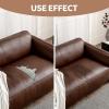 imageONine Leather Repair PatchSelfAdhesive Couch PatchMulticolor Available Scratch Leather 8X11 Inch Peel and Stick for Sofas Car Seats Hand Bags JacketsNew Dark BrownNavy Blue
