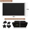 imageONine Leather Repair PatchSelfAdhesive Couch PatchMulticolor Available Scratch Leather 8X11 Inch Peel and Stick for Sofas Car Seats Hand Bags JacketsNew Dark BrownInk Black
