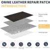 imageONine Leather Repair PatchSelfAdhesive Couch PatchMulticolor Available Scratch Leather 8X11 Inch Peel and Stick for Sofas Car Seats Hand Bags JacketsNew Dark BrownNew Dark Brown