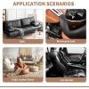 imageONine Leather Repair PatchSelfAdhesive Couch PatchMulticolor Available Scratch Leather 8X11 Inch Peel and Stick for Sofas Car Seats Hand Bags JacketsNew Dark BrownInk Black