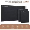 imageONine Leather Repair PatchSelfAdhesive Couch PatchMulticolor Available Scratch Leather 8X11 Inch Peel and Stick for Sofas Car Seats Hand Bags JacketsNew Dark BrownNew Gray