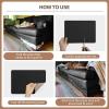 imageONine Leather Repair PatchSelfAdhesive Couch PatchMulticolor Available Scratch Leather 8X11 Inch Peel and Stick for Sofas Car Seats Hand Bags JacketsNew Dark BrownInk Black