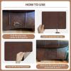 imageONine Leather Repair PatchSelfAdhesive Couch PatchMulticolor Available Scratch Leather 8X11 Inch Peel and Stick for Sofas Car Seats Hand Bags JacketsNew Dark BrownNavy Blue