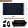 imageONine Leather Repair PatchSelfAdhesive Couch PatchMulticolor Available Scratch Leather 8X11 Inch Peel and Stick for Sofas Car Seats Hand Bags JacketsNew Dark BrownNavy Blue
