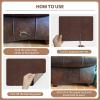 imageONine Leather Repair PatchSelfAdhesive Couch PatchMulticolor Available Scratch Leather 8X11 Inch Peel and Stick for Sofas Car Seats Hand Bags JacketsNew Dark BrownGray Leather