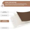 imageONine Leather Repair PatchSelfAdhesive Couch PatchMulticolor Available Scratch Leather 8X11 Inch Peel and Stick for Sofas Car Seats Hand Bags JacketsNew Dark BrownBrownLitchi Grain