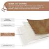 imageONine Leather Repair PatchSelfAdhesive Couch PatchMulticolor Available Scratch Leather 8X11 Inch Peel and Stick for Sofas Car Seats Hand Bags JacketsNew Dark BrownIrregular Pattern Camel