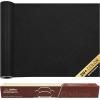 imageONine Leather Repair PatchSelfAdhesive Couch PatchMulticolor Available Scratch Leather 8X11 Inch Peel and Stick for Sofas Car Seats Hand Bags JacketsNew Dark BrownInk Black