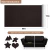 imageONine Leather Repair PatchSelfAdhesive Couch PatchMulticolor Available Scratch Leather 8X11 Inch Peel and Stick for Sofas Car Seats Hand Bags JacketsNew Dark BrownDark Brown