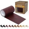 imageAzobur Repair Tape Patch 24quot X 15 Wood Textured Adhesive for Door Floor Table and Chair Dark Cherry