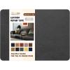 imageONine Leather Repair PatchSelfAdhesive Couch PatchMulticolor Available Scratch Leather 8X11 Inch Peel and Stick for Sofas Car Seats Hand Bags JacketsNew Dark BrownGray Leather