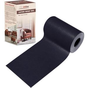 imageONine Leather Repair PatchLeather Repair Tape 3 x 60 inches Leather Repair Patch for FurnitureVinyl Repair KitLeather Couch Patchfor Sofas Furniture Car Seats Office ChairsDark BrownDark Blue Leather