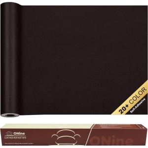 imageONine Leather Repair PatchSelfAdhesive Couch PatchMulticolor Available Scratch Leather 8X11 Inch Peel and Stick for Sofas Car Seats Hand Bags JacketsNew Dark BrownDark Brown