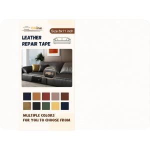 imageONine Leather Repair PatchSelfAdhesive Couch PatchMulticolor Available Scratch Leather 8X11 Inch Peel and Stick for Sofas Car Seats Hand Bags JacketsNew Dark BrownPearl White